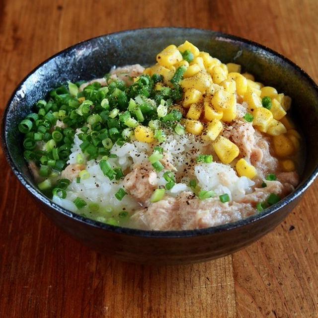 【ツナ缶レシピ】ツナと味噌で「ツナとコーンの冷や汁」