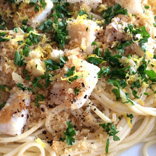 Lemon Cod Spaghettiレモン白身魚スパゲッティ