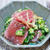 マグロとオクラの薬味たっぷりごま油ポン酢あえ