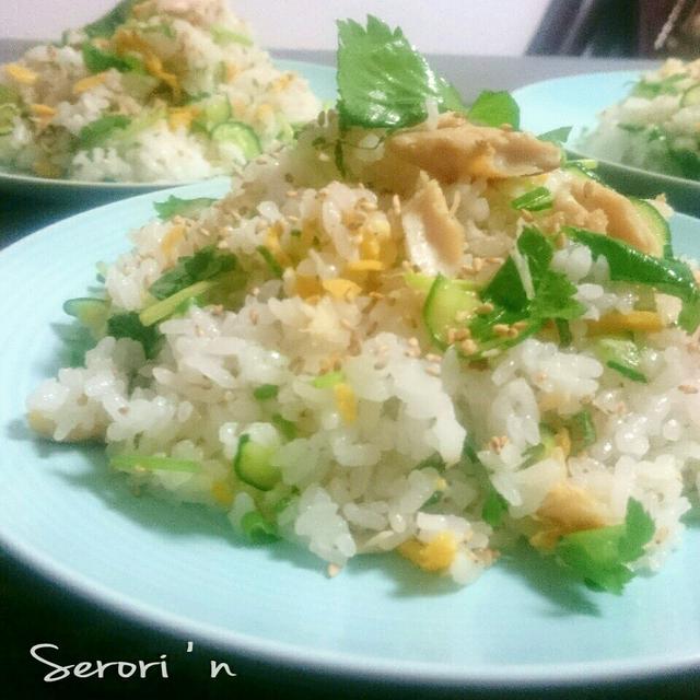 【飯研】塩さばのさっぱりちらし寿司◡̈*✧