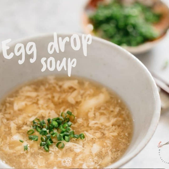 Egg drop soup – Kakitamajiru in Japanesse