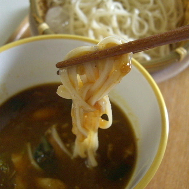 稲庭うどんのカレーつけ麺