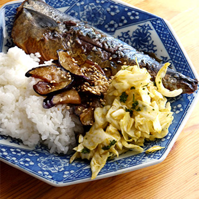 焼き魚（サバの醤油麹漬）のワンプレートランチ