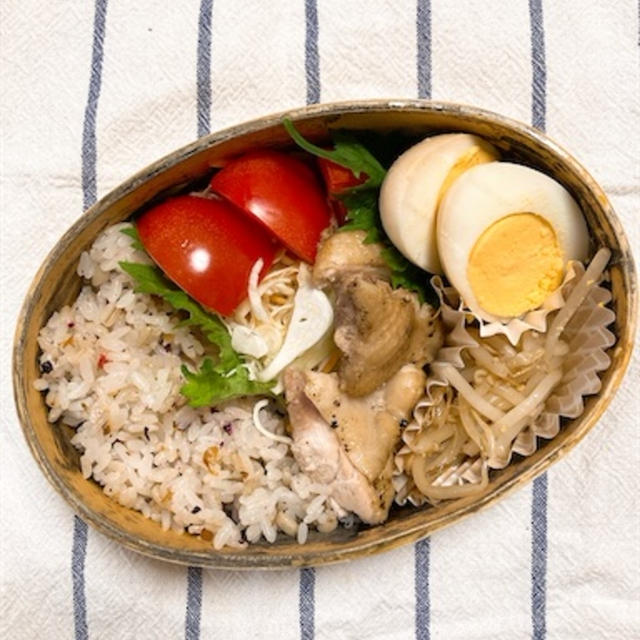 20250619鶏もも肉のグリル弁当