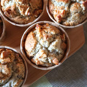 ホットケーキミックスで作れる♪＊紅茶とくるみの簡単マフィン＊