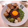 もっちもち太麺に肉味噌をからめて「肉入り台湾まぜそば」＠麺屋こころ 渋谷かくれ家店