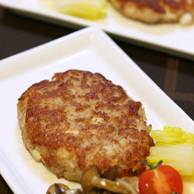 W手芋のつくねバーグ