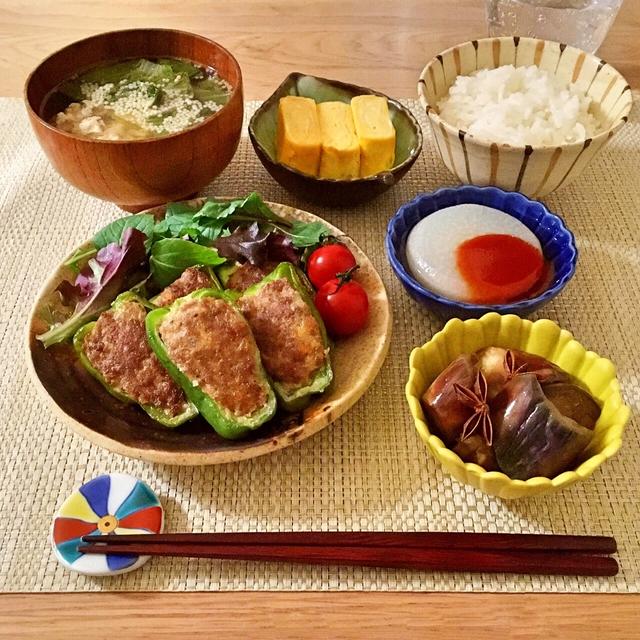 103.【30分】ピーマンの肉詰め