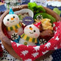 雪だるまのおうちごはん♡