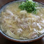 寒い朝に「親子あんかけうどん」