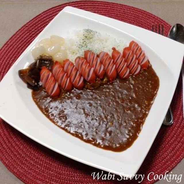 赤ウインナーカレー