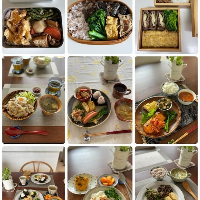 日曜日の日持ちおかず作り～1週間のお弁当