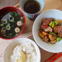 栗を楽しむ今日の食卓