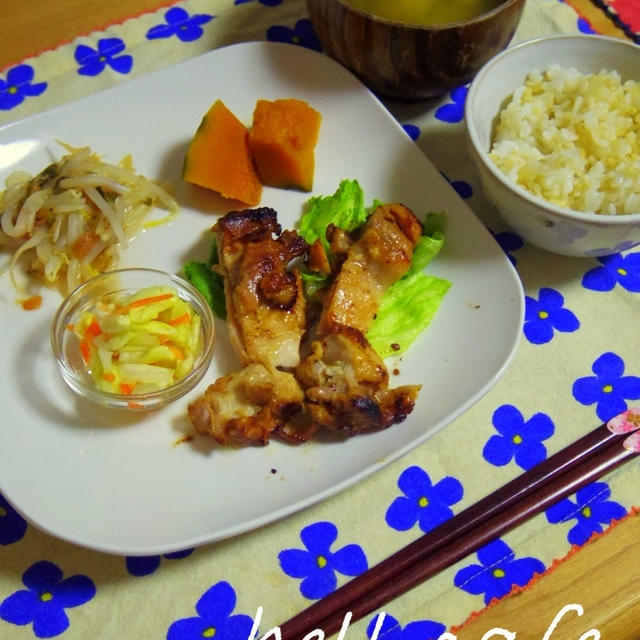 鶏もも肉のヨーグルト味噌漬け