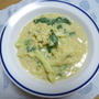 カリフラワーと菜の花の豆乳カレーシチュー