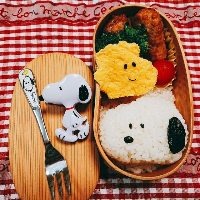 スヌーピーおにぎり ウッドストック玉子焼き弁当 キャラ弁 スヌーピー By とまとママさん レシピブログ 料理ブログのレシピ満載