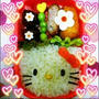 キャラ弁★キティーちゃん簡単弁当