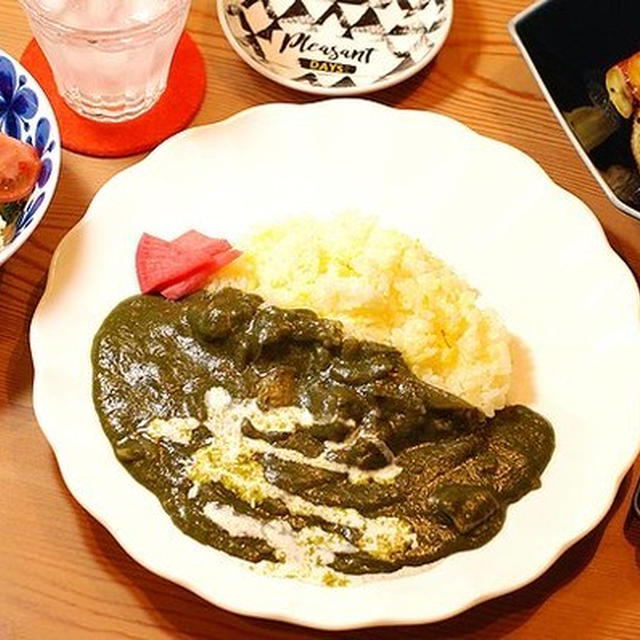 お正月明け ほうれん草大量消費のカレー定食 By うさぎママさん レシピブログ 料理ブログのレシピ満載