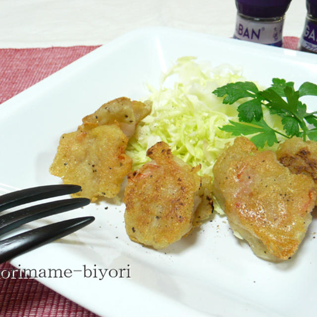 GABANスパイス☆エビのポテピリ揚げ