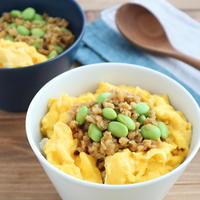 【#ぐんまクッキングアンバサダー】ランチに♪大豆ミートと枝豆のカレーそぼろ丼