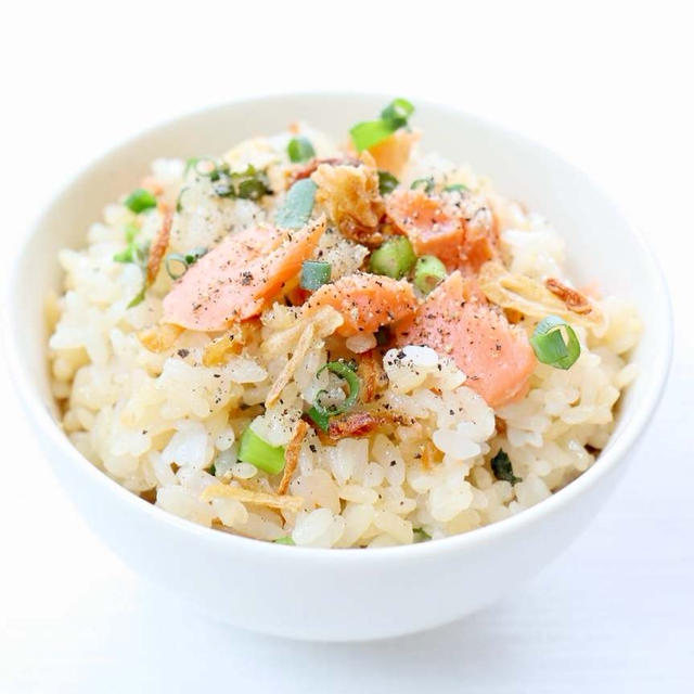 メッチャ旨い！メチャクチャ美味いよ！な【鮭の西京焼き混ぜご飯】