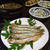 白菜と肉そぼろの土鍋蒸しと北海道産オスししゃも♪