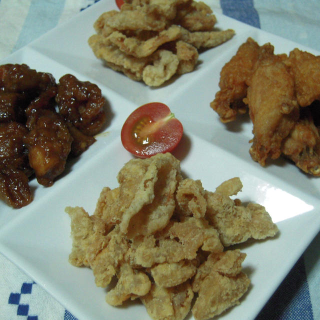 唐十 酢鶏、あっさり鶏皮＆チキンバー