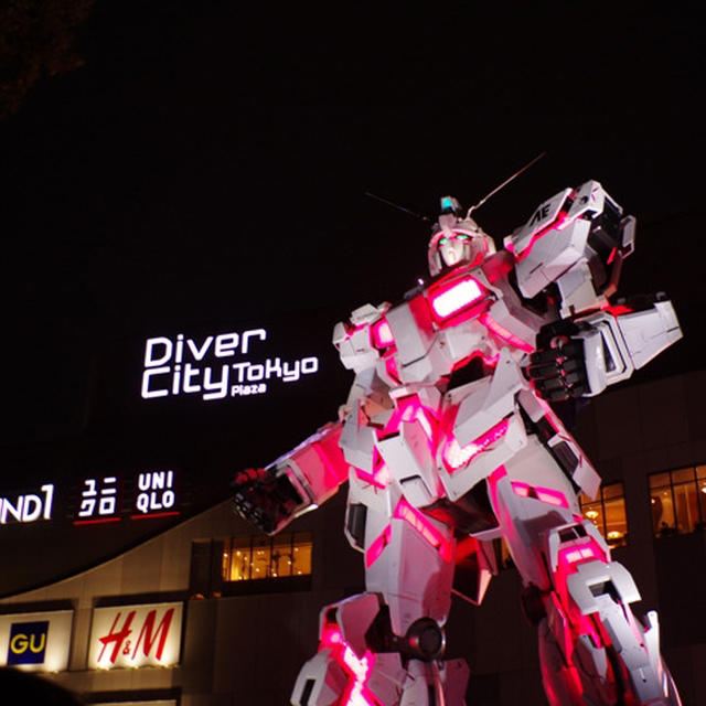昨日、ダイバーシティへ行ってきました☆「実物大ユニコーンガンダム立像」