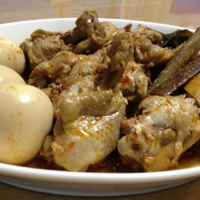 鶏手羽元を煮て♪