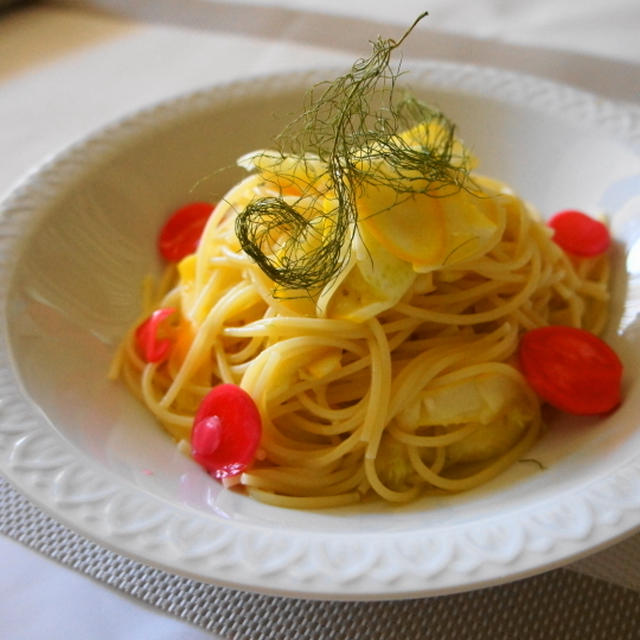 パルミジャーノ　レッジャーノを使った、夏野菜パスタレシピ