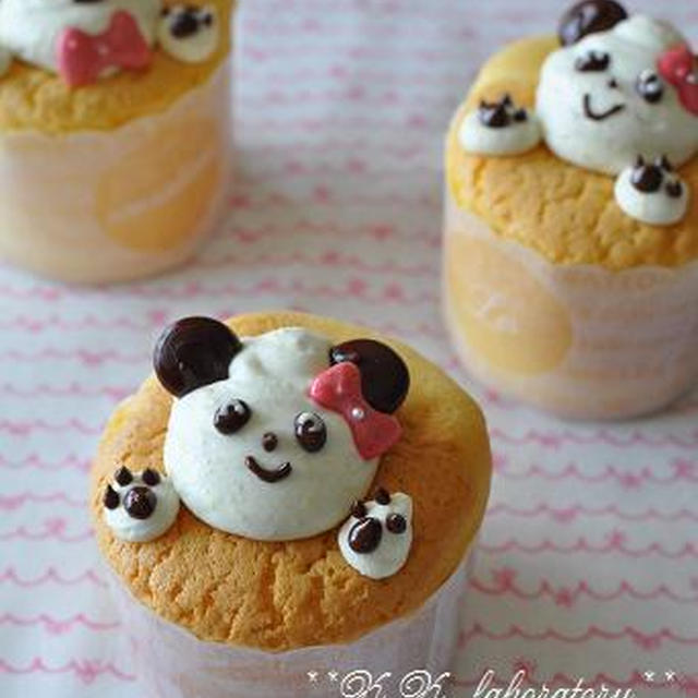 パンダのカップケーキ By Nonさん レシピブログ 料理ブログのレシピ満載
