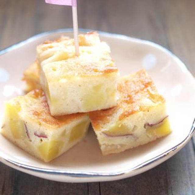 お芋と林檎のケーキ
