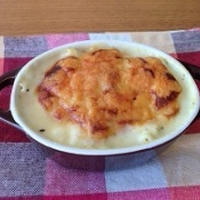 マ・マーカルボナーラでかぼちゃグラタン