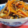 「ぜんまいと人参の煮物」