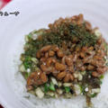 ダブルネバネバで栄養満点丼