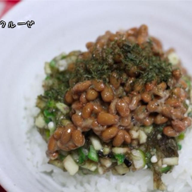 ダブルネバネバで栄養満点丼