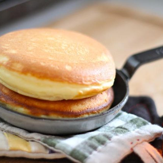 ストウブミニフライパンで厚焼きパンケーキ By マリクックラブさん レシピブログ 料理ブログのレシピ満載