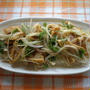 揚げと香味野菜のゴマ風味サラダそうめん