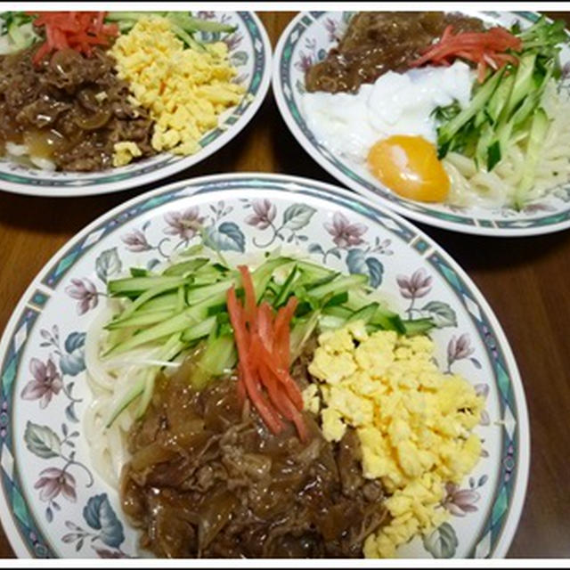 すき家の牛丼の具でじゃじゃうどん