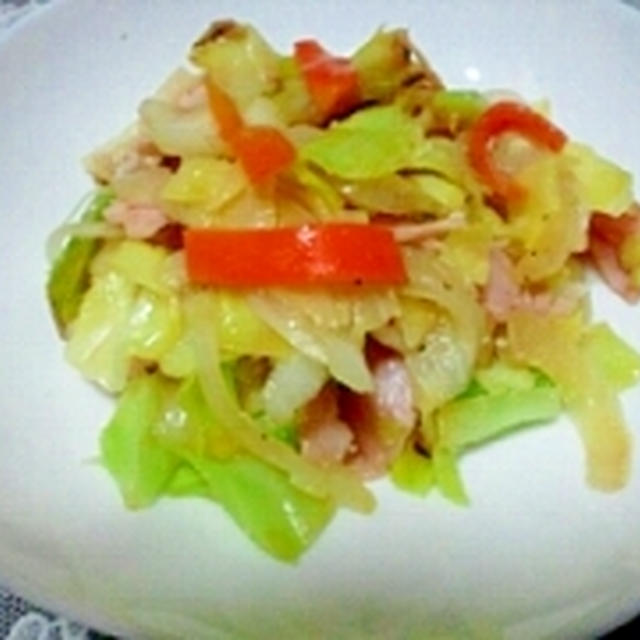 塩麹ハムキャベツ