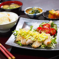 豚トロ焼いて…ゆずネギ塩で♡