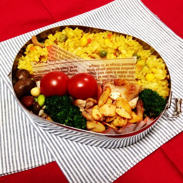 高2男子のお弁当 『カレーピラフ』
