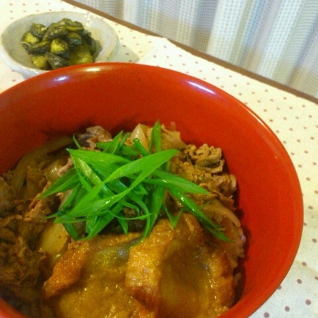 【東北復興支援】油麩牛丼