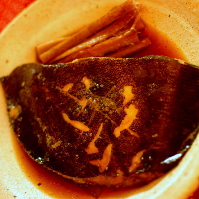 なめたカレイの煮つけ～Stewed Flat Fish in Japanese Style～