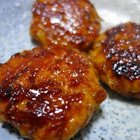 大根のつくねは照り照りで♪