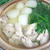 大根とほうれん草と鶏胸肉の鍋