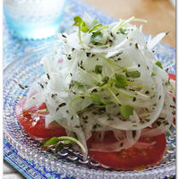 爽やか玉ねぎサラダ　今年も白子たまねぎ♪