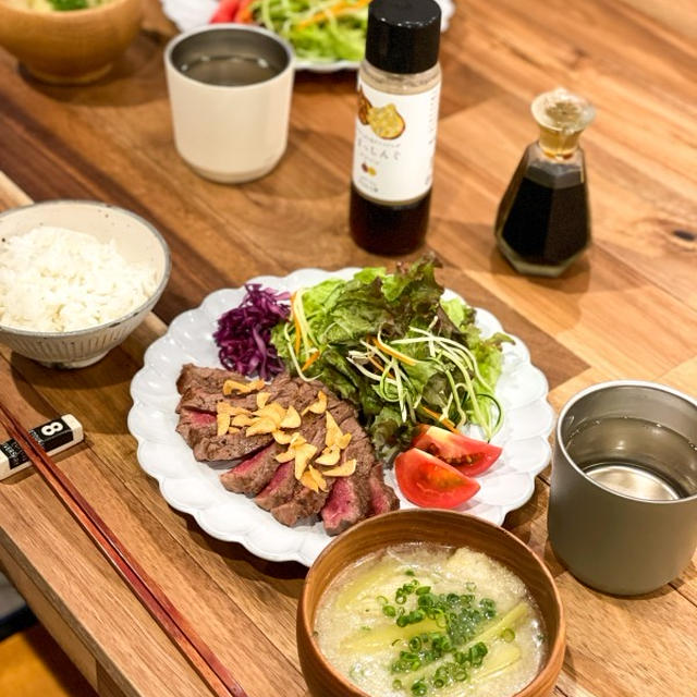水っぽくないサラダって大事だよねっていう晩ごはん。