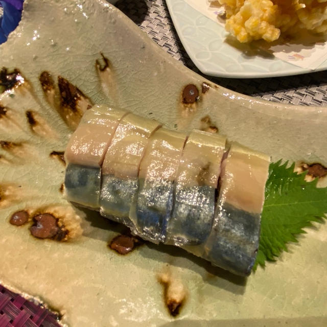 予約困難店　食堂おがわの鯖寿司テイクアウトの夕飯