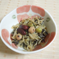 ◇切り干しひじきの八方だし煮